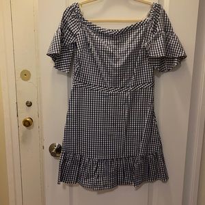 Lucy Paris - blue gingham dress